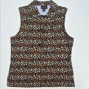 🐆Vtg 90s Nicole Miller Golf polo🐆